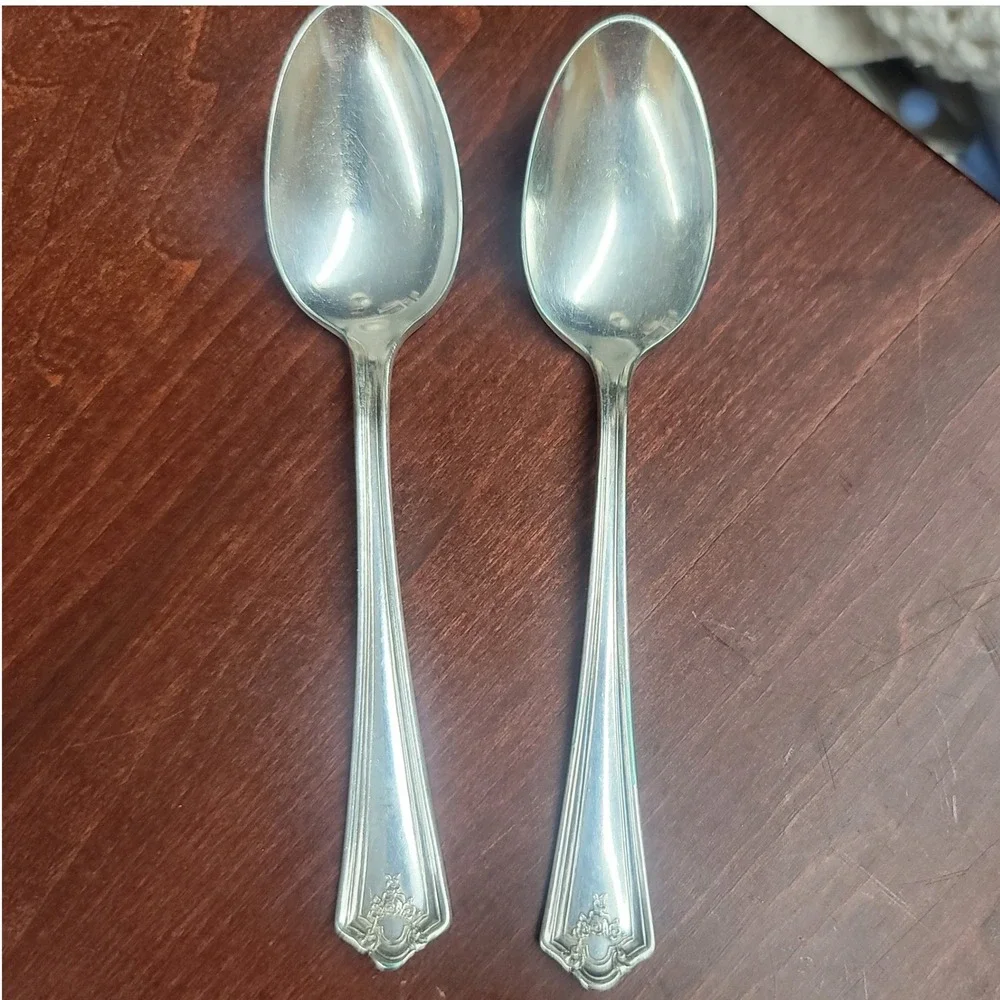 Vintage Wm Rogers Admiration Antique Flatware 1914 Silverplate Teaspoons Set
